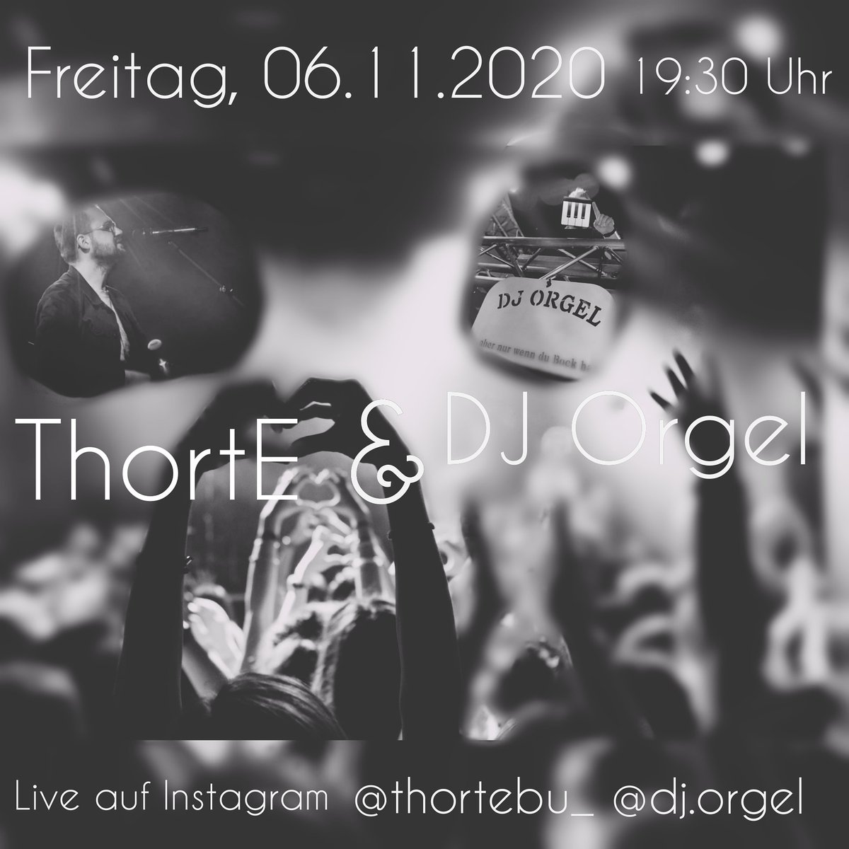 dj_orgel's tweet photo. Am Samstag bin ich live auf Instagram! Zusammen mit: @TB1990 https://t.co/8lWm6f4irq