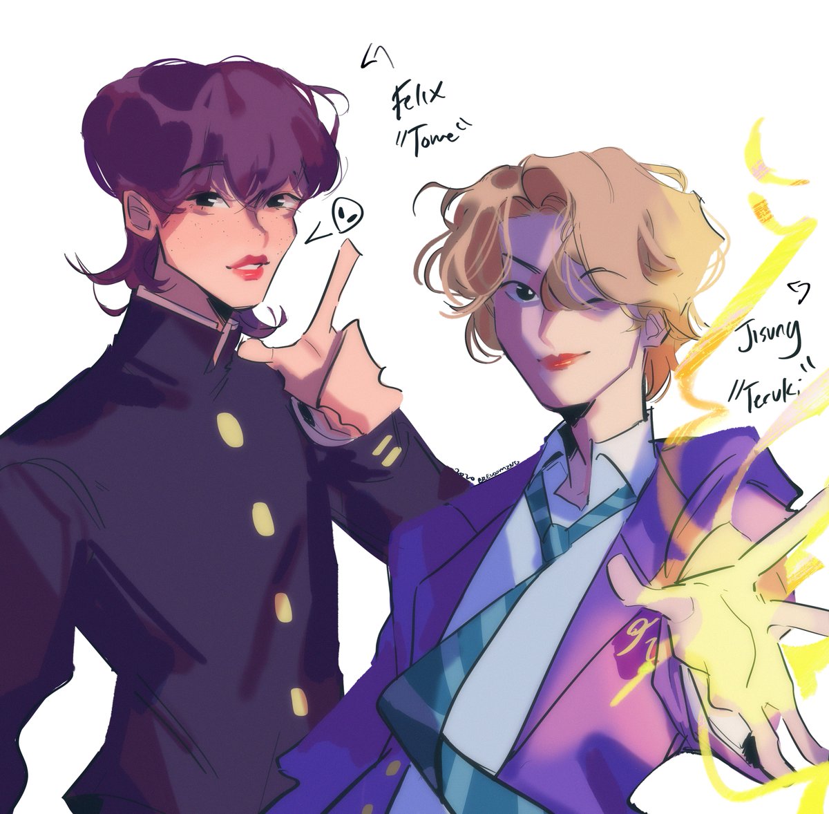 breloomings's tweet photo. SKZ x MP100 ✨
#StrayKidsFanart #스트레이키즈 https://t.co/ccN0xaQgbT
