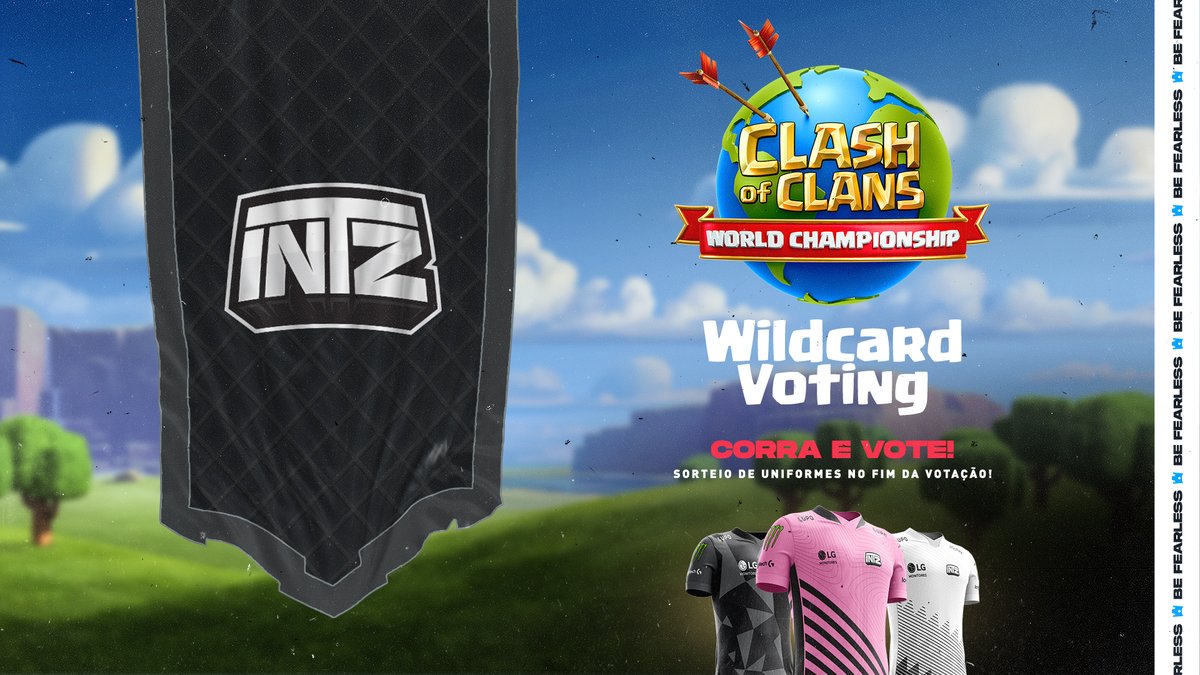 Estamos participando da votação para o <a href="/CoCEsports/">Clash of Clans Esports</a> World Championship! 🔥

Quer ver os brasileirinhos lá fora e de quebra ainda concorrer a um UNIFORME AUTOGRAFADO INTZ 2020? 🤔

Basta seguir estes passos para participar:
- Marque 2 amigos;
- Curta e de um RT;
- Print do voto.