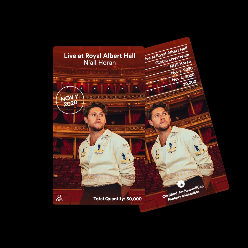 3 days to go ! Get your limited edition digital ticket stubs ahead of my @RoyalAlbertHall show on Saturday and unlock a special Instagram filter fanaply.com/moment/live-at…