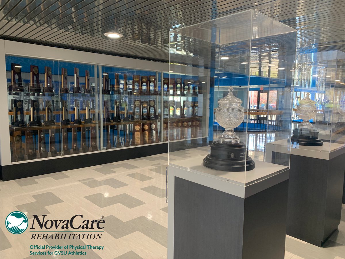 Gvsu Lakers On Twitter It S A Novacare Winningwednesday As We Introduce Our Brand New Ncaa National And Regional Championship Trophy Cases In The Newly Revamped Fieldhouse Upper Lobby Https T Co 2zryw35lpw