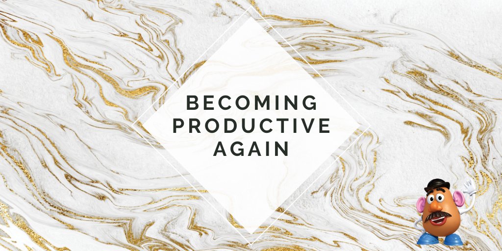 ʙᴇᴄᴏᴍɪɴɢ ᴘʀᴏᴅᴜᴄᴛɪᴠᴇ ᴀɢᴀɪɴIt can be hard to feel proactive again after going through a rough patch…Today I bring you a few tips on how to get back on track./// THREAD ///