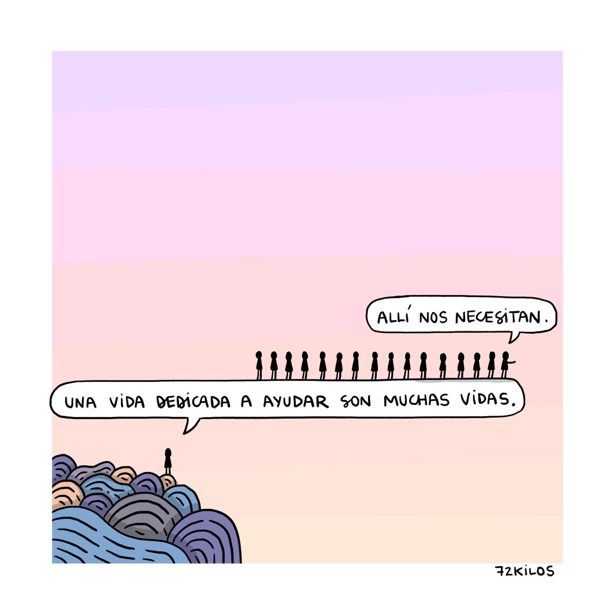 Una vida dedicada a ayudar.