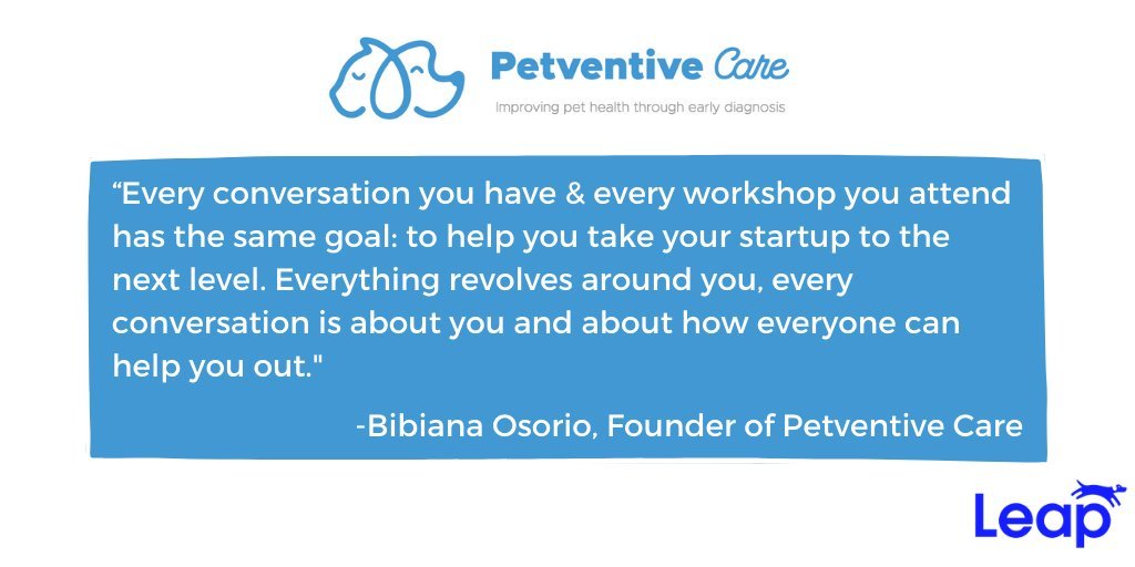 LeapVenture's tweet photo. #LeapBootcamp 2020 participant, Petventive Care, has started selling their first product! Teaming up with @ClueJayPetTest, they will now be selling at-home stool tests for your cat and dog. https://t.co/Of787VPpCm