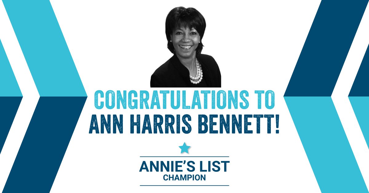 AnniesListTX's tweet photo. Congratulations to Harris County Tax Assessor-Collector Ann Harris Bennett on her re-election! @voteannbennett #ElectTexasWomen https://t.co/yE6tyvap99