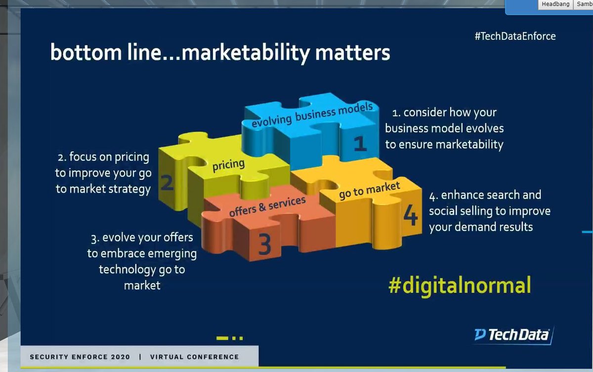 channelsmart's tweet image. What's in your 2021 plan?  Make it about your #marketability to increase your growth and your long term #valuation - live from #TechDataEnforce with @KrauseHalaV @AshlynSzilva @Tmaring0323 @AlexRyals
