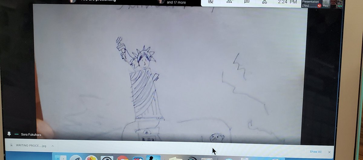 IRESBolenbaugh's tweet photo. Last day of Wonder workshop: 1. How tomdraw the Statue of Liberty, 2. How to make frosting, 3. How to make a ninja star, 4. How to earn a dance medal!  @ireDCSD https://t.co/VnKGiPA1Dc