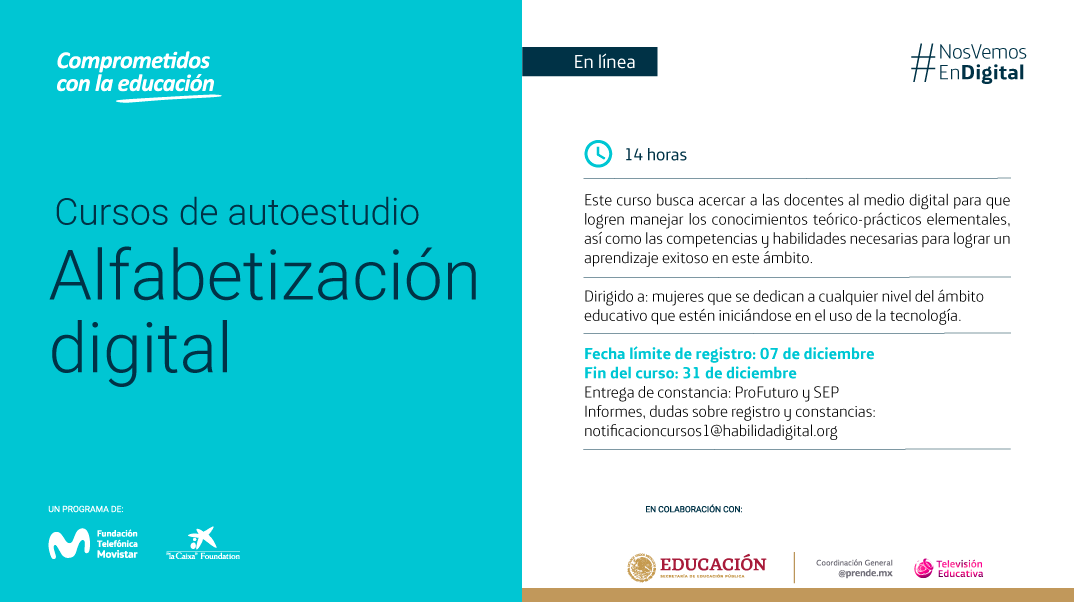 aprende_masmx's tweet photo. Desarrolla conocimientos sobre los conceptos informáticos más elementales para entender el mundo digital, con este #CursoEnLínea de @FTelefonicaMX. 👩‍💻🧑‍💻

Conoce todos los detalles aquí: 👉 https://t.co/TTEEaj9Fha https://t.co/QCtotHOiG7