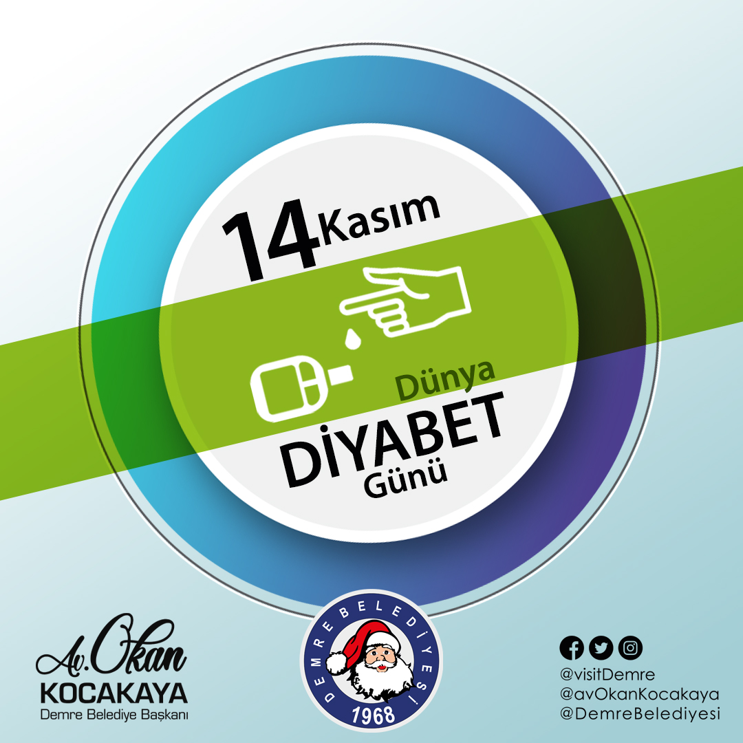 AvOkanKocakaya's tweet photo. 🔵 Bugün #14Kasım Dünya Diyabet Günü 🔵 diyabet ile yaşayan 11 milyon vatandaşımızı anlama ve diyabetten korunmak için alabileceğimiz önlemleri öğrenme günü 🧪🩸
👩🏻🔬 #DiyabetGünü #worldDiabetesDay
#diyabet #test2prevent #WDD
#Antalya #Demre @DemreBelediye @AvOkanKocakaya https://t.co/EtMLkCzzED