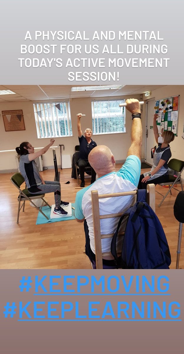 ConductorNeuro's tweet image. 😂 The most compelling moments in today's Active Movement Group Session were the relaxed chat, jokes and smiles between us 😀Leaving the sessions with huge smiles feeling a physical and emotional lift (both for staff and participants). 
#lovewhatyoudo #bestjobever #activemovement