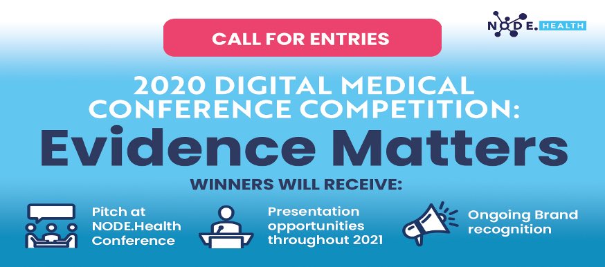 nodehealthorg's tweet photo. #PromoWednesday The submission deadline for the #EvidenceMatters Competition is 11/9! And don’t forget to register for the #NODEHealthDMC! 
Submission link: https://t.co/Z0buNyn9Mr
Registration link: https://t.co/X49woTrOSy
#MedTwitter #digitalhealth #DigitalMed2020 #NODEHealth https://t.co/zH2UuOgJ6r