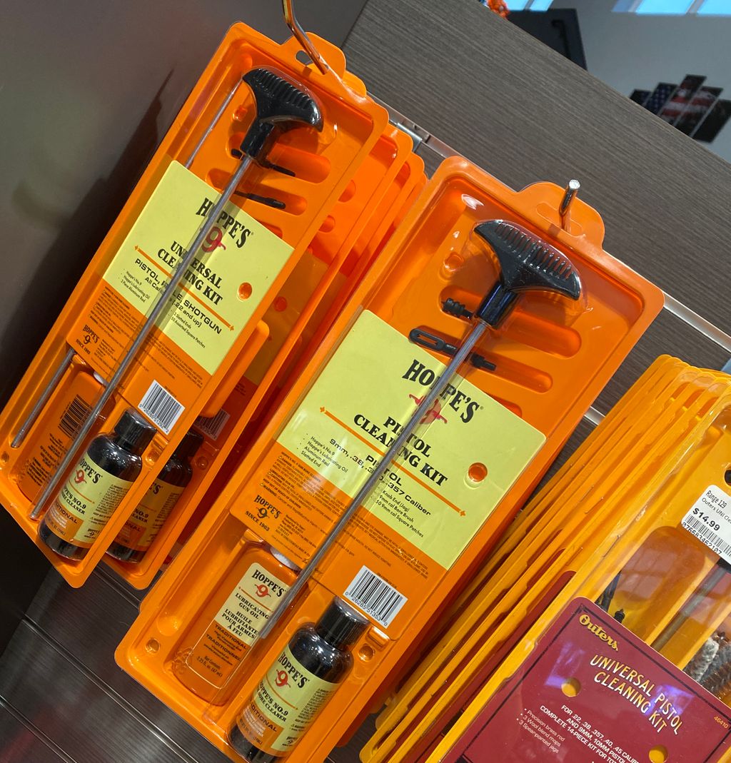 range_129's tweet photo. Do you have some free time to clean your firearms?We have more cleaning kits in stock! Stop in and grab one! #range129 https://t.co/AtCN1zBdsI