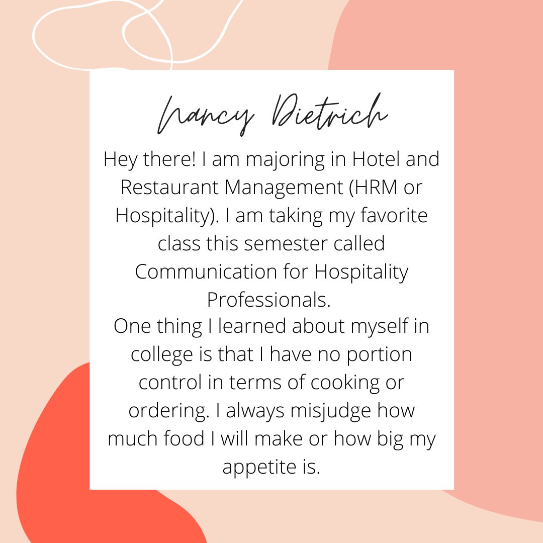 uh_doslc's tweet photo. Meet our fourth panelist, Nancy!
RSVP here for the Mid-Semester College Panel tomorrow at 6pm: https://t.co/GaKVnq9Ffo https://t.co/WahXqdulAB
