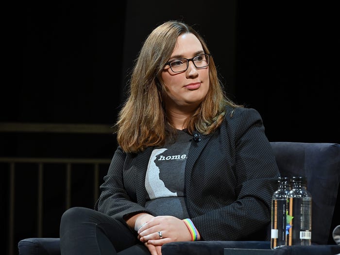 . @SarahEMcBride was elected in Delaware, making her the first openly transgender state senator in US history.