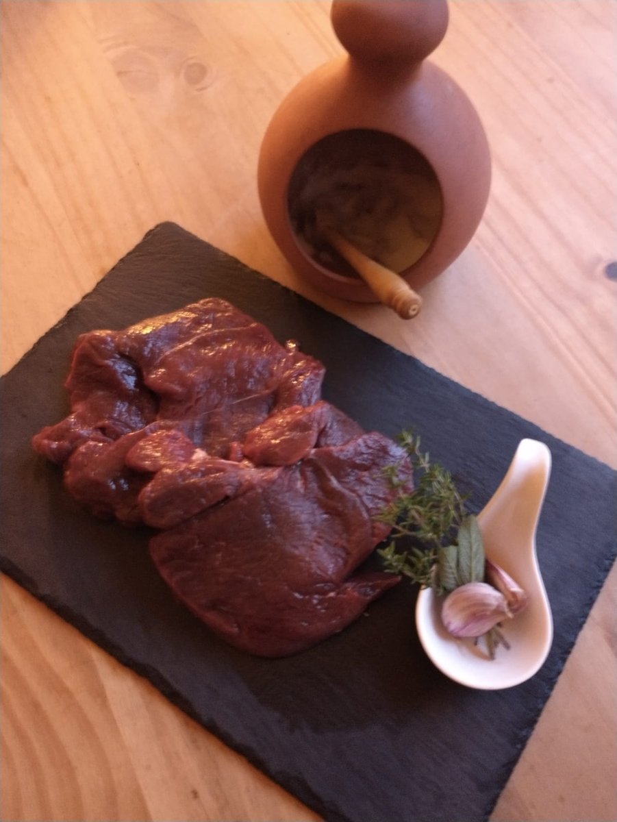 Venison Steaks are lovely served with a Red Wine, Bramble &amp; Garlic Sauce 😋😋😋