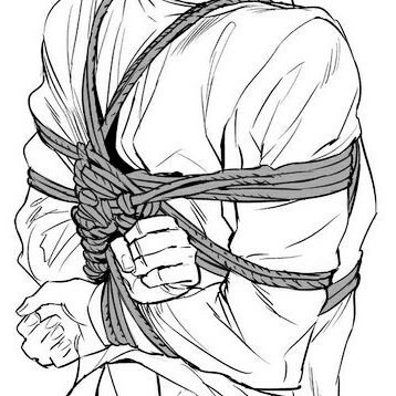 ♕— Tied up like a demon’s pet, now that is embarrassing... Especially as the Devils son.