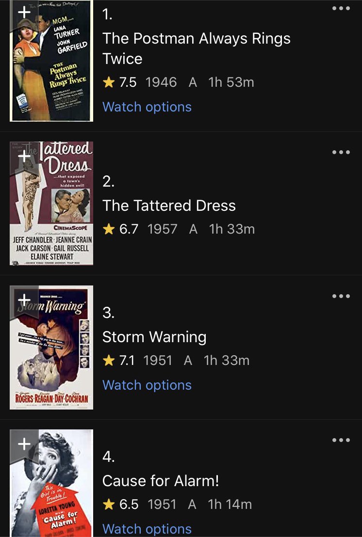 A couple of coincidences, right off the bat. I didn’t plan it this way, but Cause for Alarm! has the same director as The Postman Always Rings Twice (Tay Garnett) and came out the same year as Storm Warning (1951).  #Noirvember