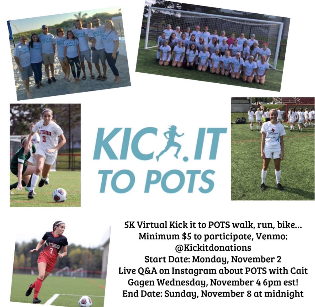 Cardinals_WSOC (@cardinal_wsoc) on Twitter photo Don’t forget to tune in this evening <a href="/6PM/">Follow us @Shop6pm!</a> and we will be live on Instagram talking with our Class of 18’ Alum @cait_gagensherman. (💯 of money raise goes to Dysautonomia International)
You can Venmo your donation to @kickitdonations (min $5 donation) <a href="/PlattsAthletics/">Plattsburgh State Cardinals</a> Don’t forget to tune in this evening <a href="/6PM/">Follow us @Shop6pm!</a> and we will be live on Instagram talking with our Class of 18’ Alum @cait_gagensherman. (💯 of money raise goes to Dysautonomia International)
You can Venmo your donation to @kickitdonations (min $5 donation) <a href="/PlattsAthletics/">Plattsburgh State Cardinals</a>