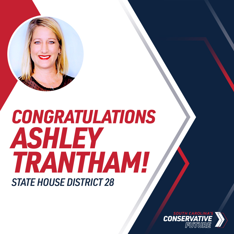 jwarrensc's tweet photo. Congratulations, @ashley4schouse! Another victory for conservative leadership. #SCRedWave https://t.co/o0yXJKEJJZ