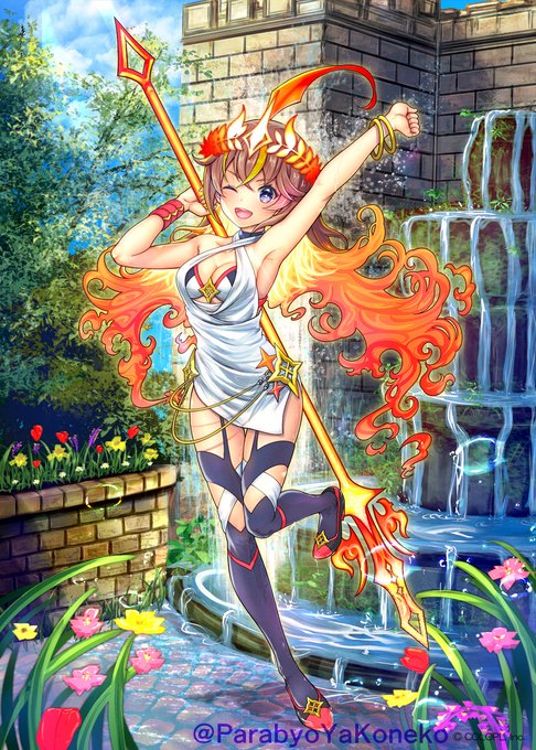 アレスさん塗ってみた #女の子 #黒猫のウィズ https://t.co/CzNCiQUgdv 