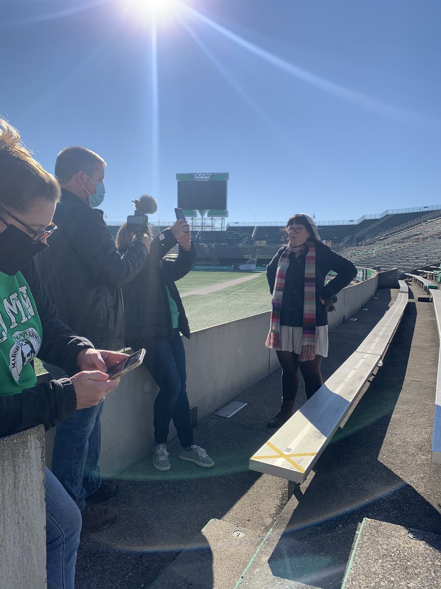 MiltonElementa1's tweet photo. Our kindergarten took a virtual field trip to @marshallu today! Thank you to Miss Emily for such a fun tour! We saw so much of the campus. #goherd  #beawesome @cabellschools @WVeducation @CabellSuperSaxe @jeddflowers https://t.co/lc6GIGOstK