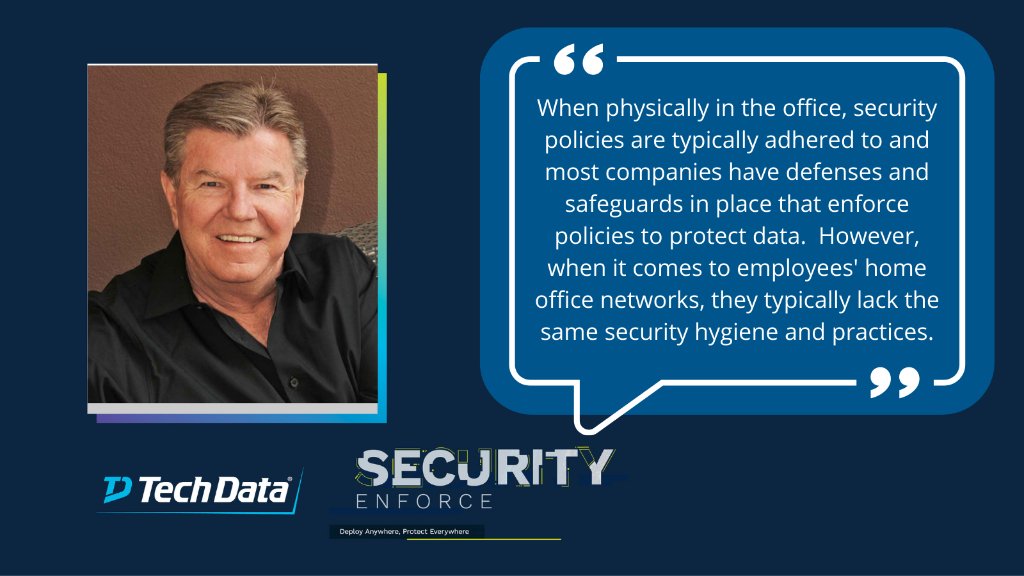 TechDataSecInf's tweet image. Have your customers revisited their #cybersecurity policies since the transition to remote work? #TechDataEnforce