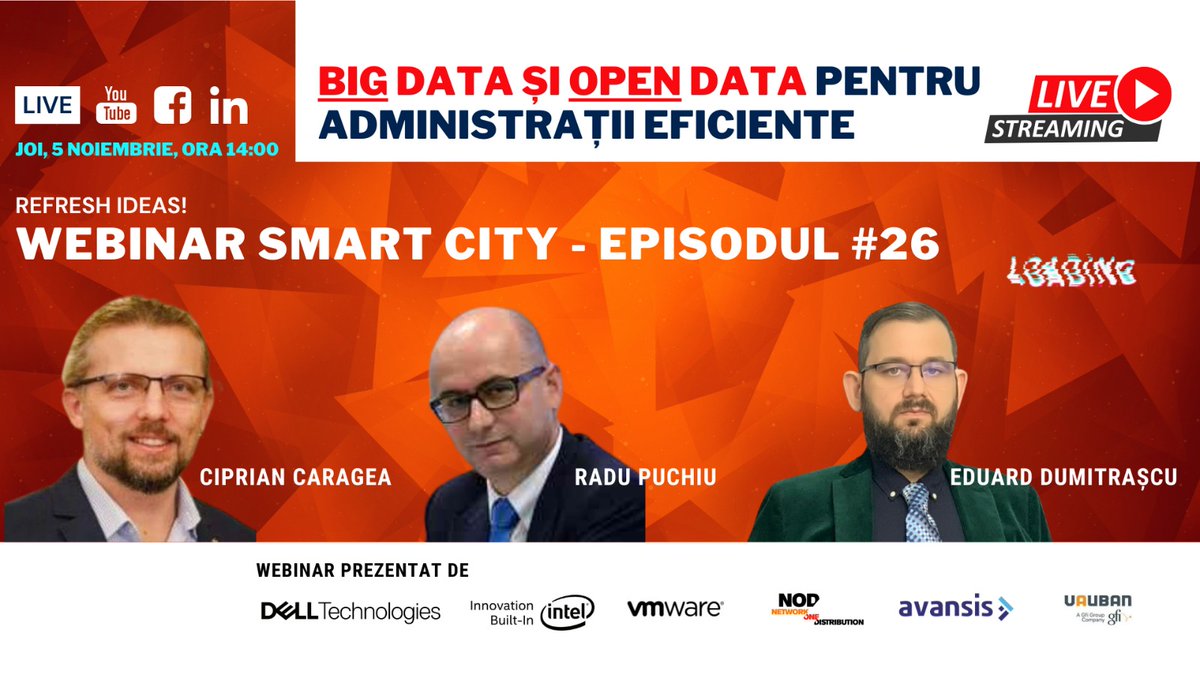 You are all invited to the Webinar about #BigData and #OpenData in an efficient administration.
facebook.com/events/3051591…