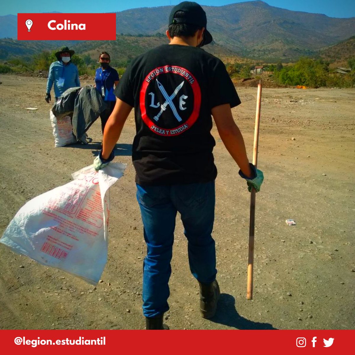 Leg_Estudiantil's tweet photo. El pasado domingo uno de nuestros miembros acudió en representación a participar de la limpieza del #riocolina junto a diversas agrupaciones. Nos llena de orgullo aportar en el cuidado del medioambiente de nuestro país y esperamos seguir ayudando en próximas instancias. https://t.co/wvHnBRBZKi