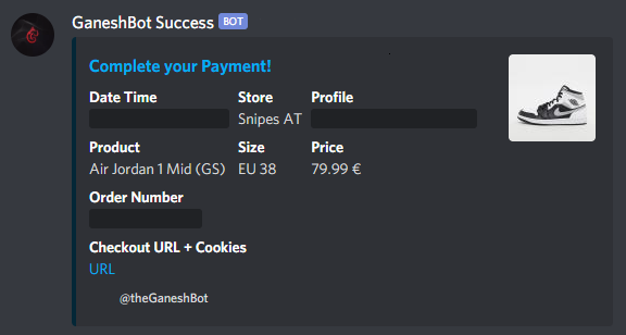 deadstx's tweet photo. Thank you @theGaneshBot and @BlankProxies ! https://t.co/QvKk9o0Qsa
