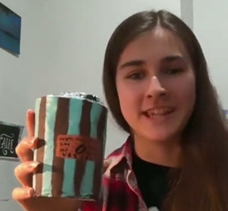 OLM_HS's tweet photo. Students in Mrs. Barker’s Environmental Earth Science class dipped their toes into Mercy’s 'Shark Tank' waters by pitching designs for a thermal travel coffee mug as part of a class project. Mercy Girls brainstormed, designed, tested, and presented their mug design. #MercySTEM https://t.co/YeVUujINtX