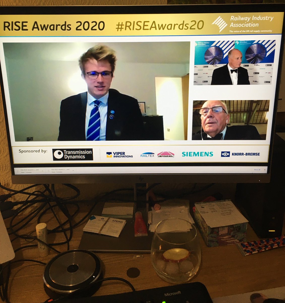 Second <a href="/SNCLavalin/">@SNCLavalin</a> @atkinsglobal  #RIAConf20 #RISEAwards20 win of the evening David Westcough wins the Future Leader award. Congratulations David!!! 🤩