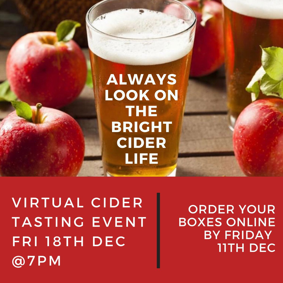 Something for you Cider lovers to look forward to, lockdown won’t stop your virtual fun! 
Join us and <a href="/Ventons_Cyder/">Ventons Devon Cyder</a> <a href="/trickycider/">Tricky Cider</a> to decide who makes the best Cider/Cyder? 
#Devon or #Somerset
You decide!
Limited places available, book and order your box online