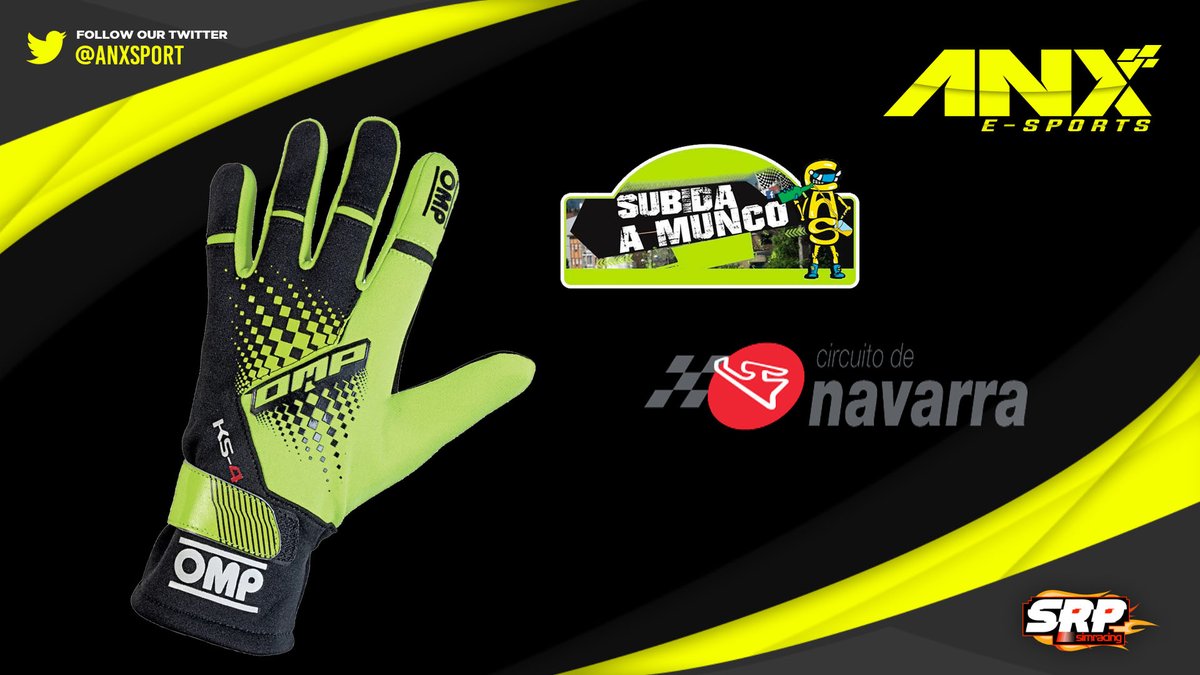 ¡¡Cumplimos un año a lo grande!! vamos a sortear unos guantes OMP y para que le des buen uso, vendrán acompañados de la Subida a Muncó y el Circuito de Navarra obra de <a href="/EliCranck/">Cranck</a>. Requisitos:

📍 Seguirnos en Twitter
📍 Retweet 
📍 Residir en España

#YellowANX

<a href="/SimracingSrp/">𝕊ℝℙ𝕊𝕀𝕄ℝ𝔸ℂ𝕀ℕ𝔾</a>