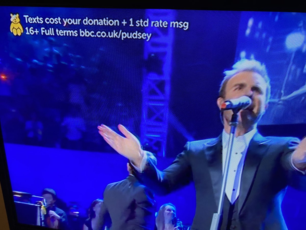 Congratulations ⁦<a href="/BBCCiN/">BBC Children in Need</a>⁩ for 40 years supporting incredible⁩ local projects! Lovin’ the tribute show (perfect tonic from *that election). The cognitive dissonance of ⁦<a href="/GaryBarlow/">Gary Barlow</a>⁩ regaling his performances- same time he was dodging his taxes- is #So2020 🤮