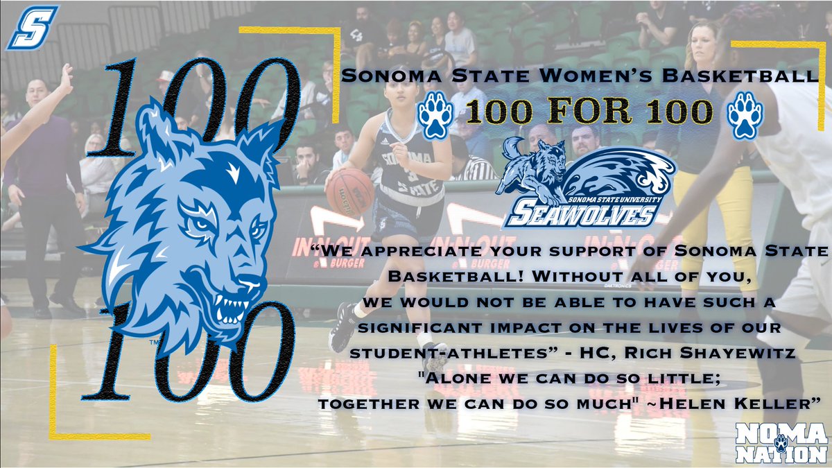 Hey SSU basketball supporters! We are still grinding away and hope t@hit the hardwood soon. Click below and Support us in our 100 for $100 fundraiser! Every $100 donates count for one of the 100 spots and we want to fill them all. commerce.cashnet.com/ssugivetodev?i….