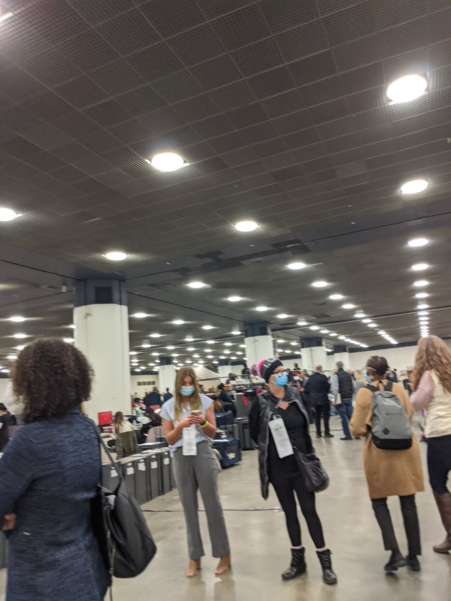 oclarson's tweet image. At #tcfcenter #detroit Republican challengers are just standing around because they have enough challengers for every table.