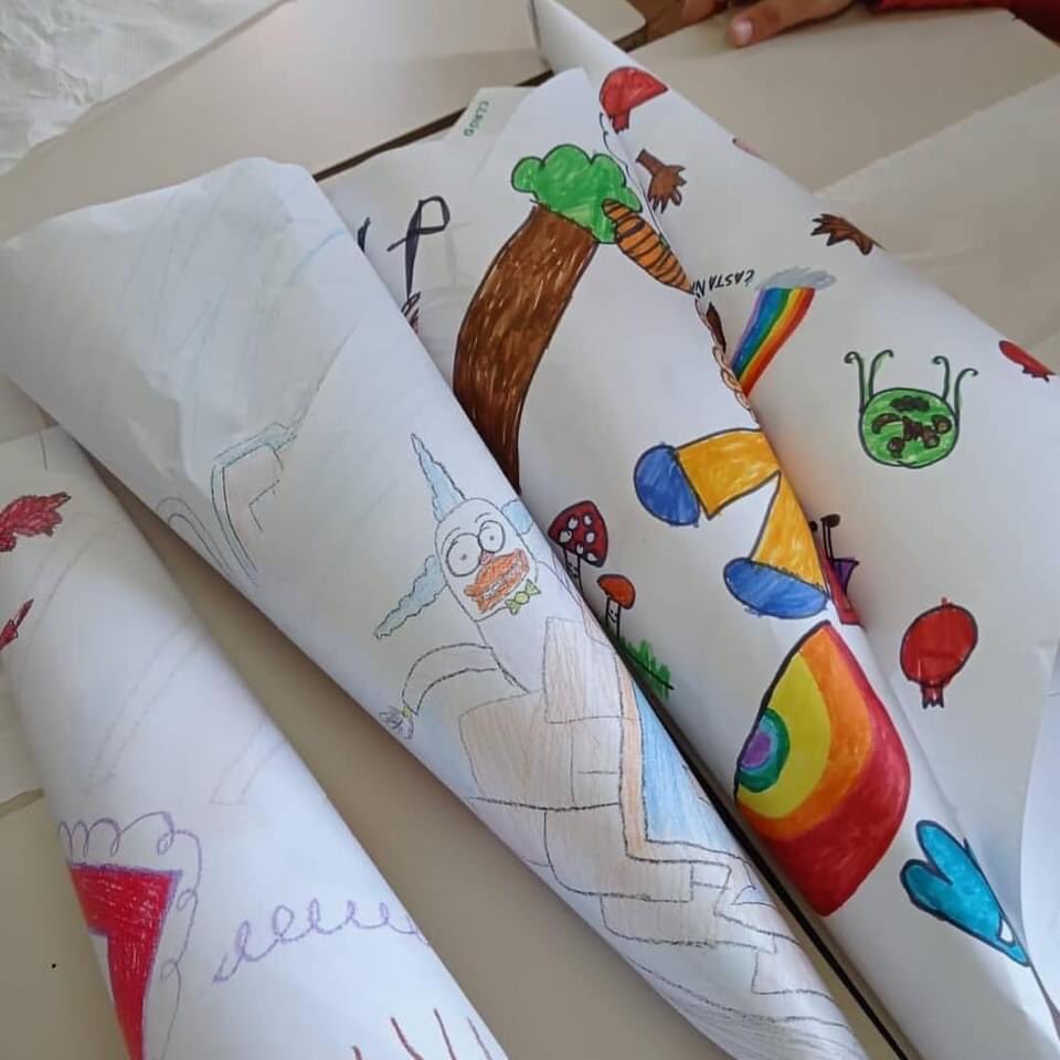 epiavilanova's tweet photo. A 3r de primària vam fer un taller de creativitat de la castanyada i la tardor. Va ser genial! 🌰🍁 https://t.co/kIlT0uh2ok