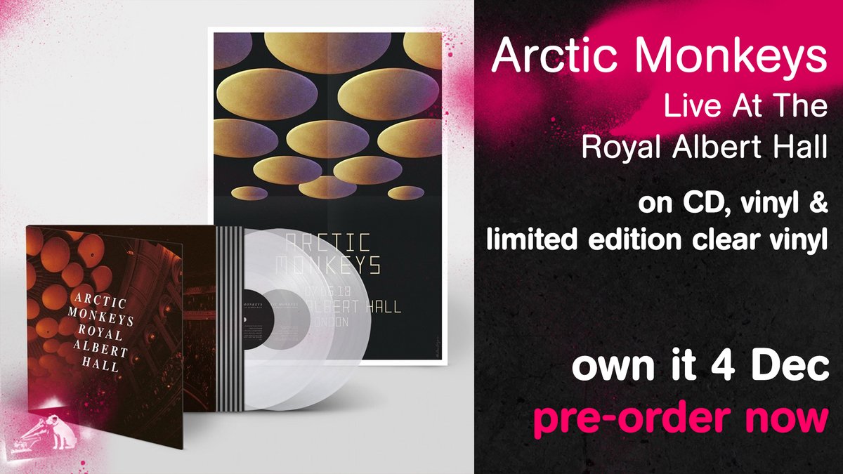 Hmv We Ve Got A Limited Edition Clear Vinyl Version Of The New Arcticmonkeys Live At The Royal Albert Hall And It S Up For Pre Order T Co Pindwjuvxp T Co Ykzluwfa6s