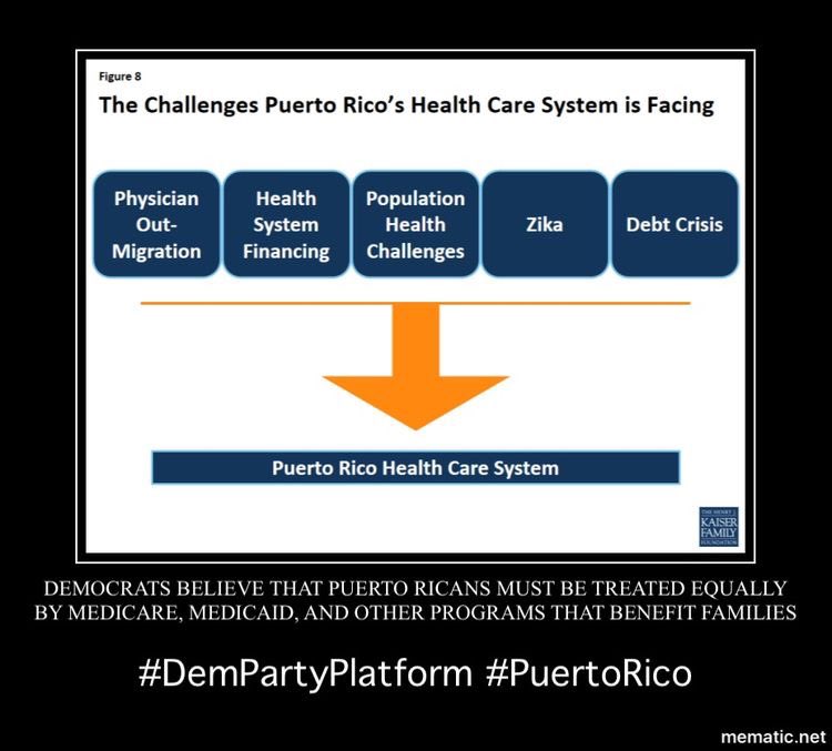 #Democrats also believe Puerto Rico should be treated equally with respect to federal programs, including  #Medicaid,  #SNAP, and the  #ChildTaxCredit. 9/10 #DemPartyPlatform  #PuertoRico