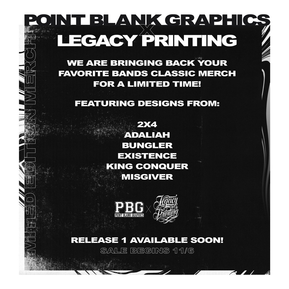 Friday at noon for throwback Adaliah merch