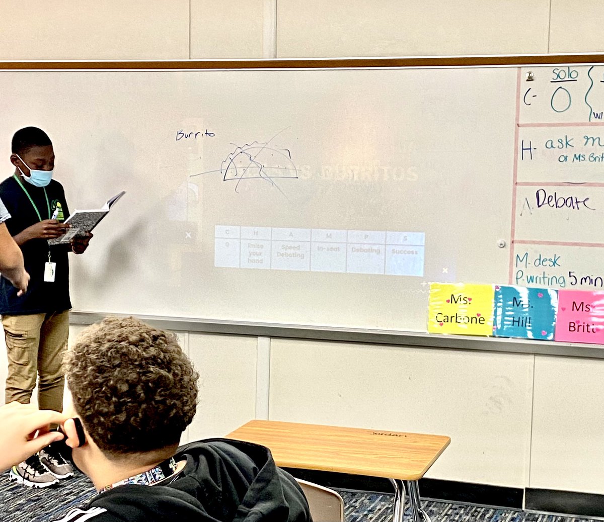 When your kiddos go HARD for debating that they just have to create diagrams 😂🐊💚 #IveNeverLaughedSoHard #Mayde4ELA #MaydeUsProud <a href="/PrincipalPaz/">Dr. David Paz</a> <a href="/MCJHGators/">Mayde Creek JH</a> <a href="/DonahueVM/">Michelle Donahue</a>