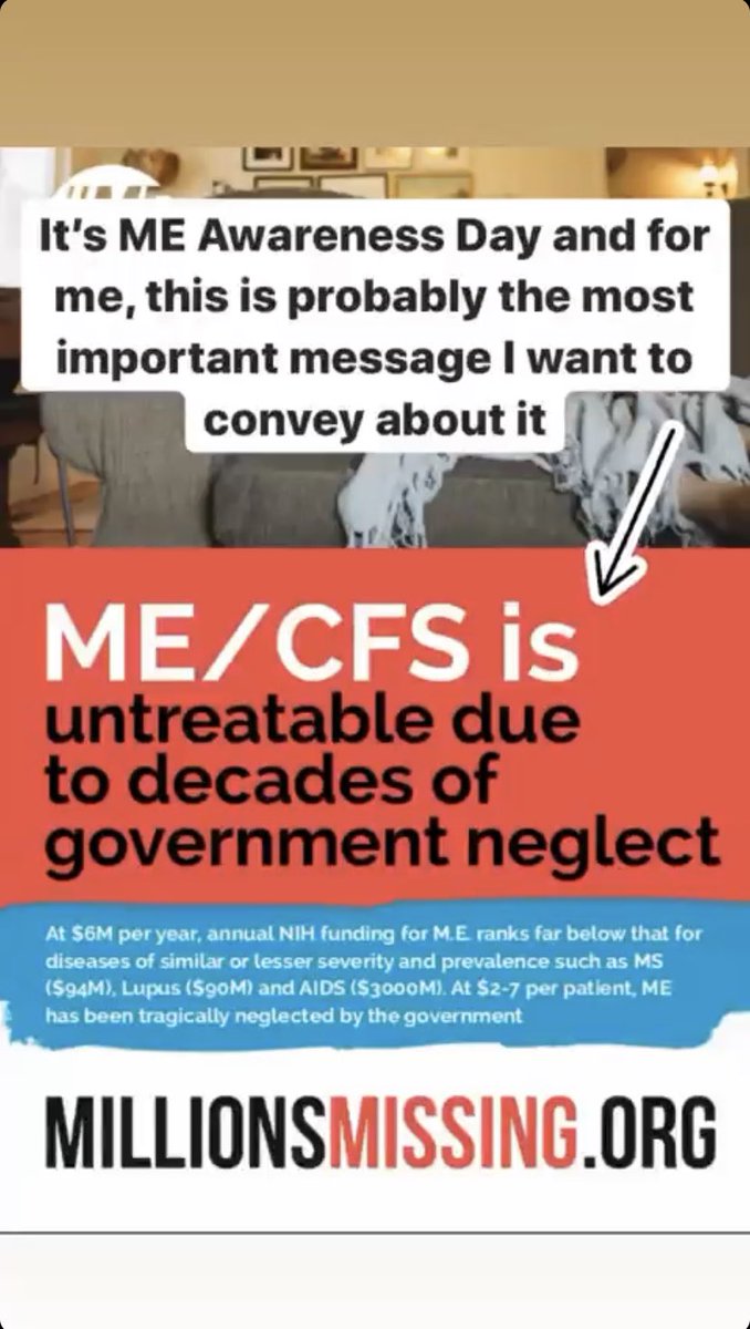 This is the state of affairs for people with ME/CFS (Myalgic Encephalomyelitis or Chronic Fatigue Syndrome) in the U.K.Our numbers will be rising due to  #COVID19  #MEAwarenessHour
