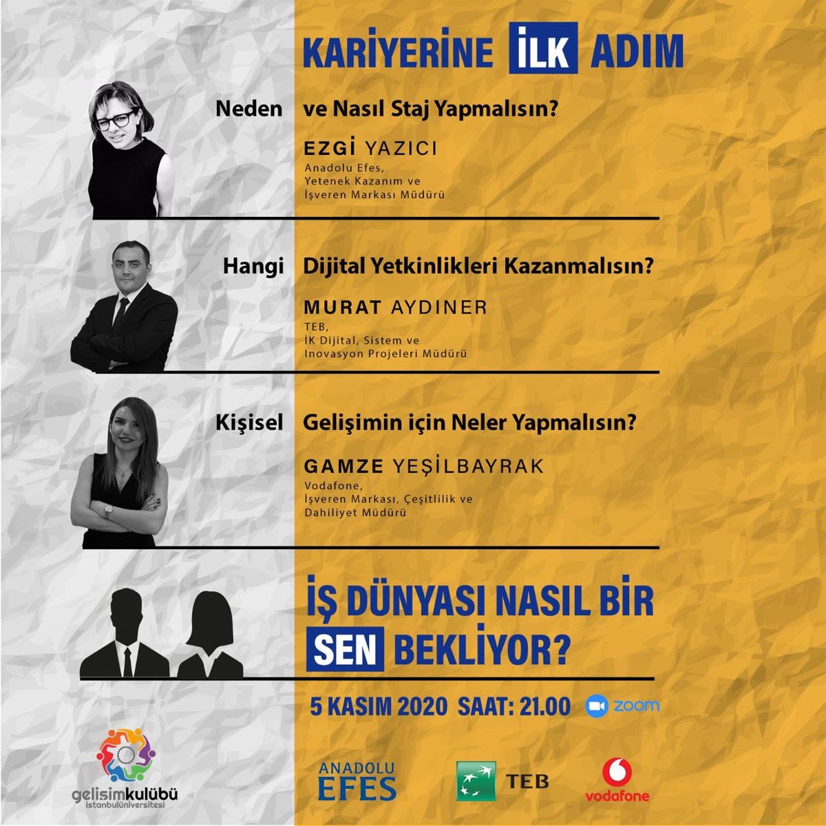 aydinermurat's tweet photo. Davetiniz için teşekkür ederim @iugelisimkulubu 😊 Sizinle buluşmak için heyecanlıyım 🙋🏻‍♂️ https://t.co/QO6KbwJp6K