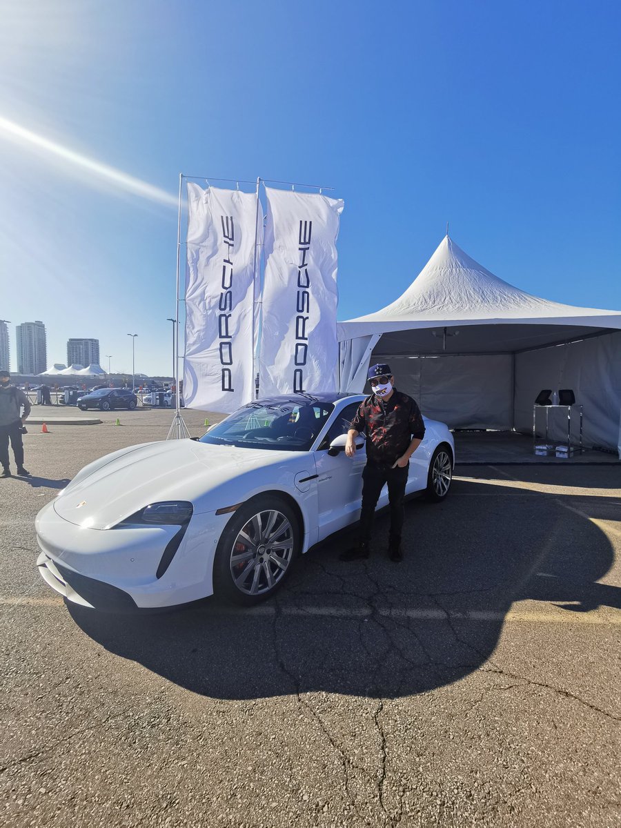 MoVernie's tweet photo. On the MOVE to the Exclusive VIP #PorscheTaycan Test Drive Experience.
Such a beautiful sunny day to drive Porsche's 1st ever all-electric vehicle.
Special thanks to @PorscheCanada + @CFSherway for having me!
#ExclusiveVIP #VIPEvent #Porsche #Taycan #AllElectric #TorontoEvent https://t.co/I6bTM3Y4ZM