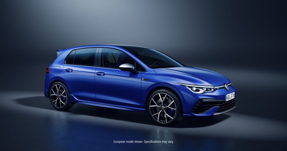VW's tweet photo. The most powerful hot hatch we’ve ever made. Introducing the 2022 Golf R. https://t.co/yEN9DM2o2C https://t.co/RDtwL7UmZz