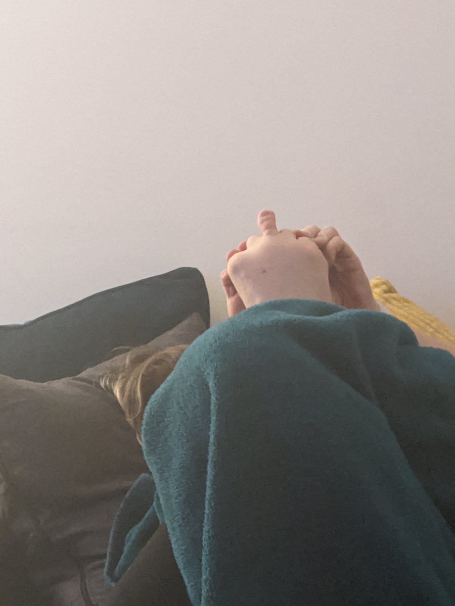 Sometimes Sammy likes to swear at me with his feet.

😶