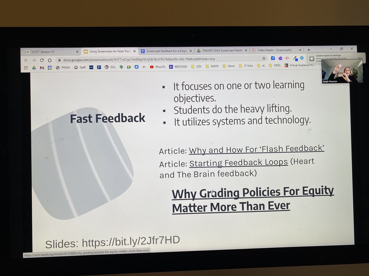LouiseOgilvie2's tweet photo. @OCSB_LT @TheSPearson great presentation! I love screencastify and you’ve shown the versatility of it! #ocsb #voltt https://t.co/H8bFDNQ9JL