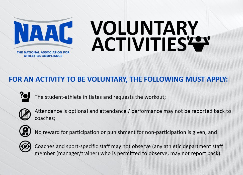 BigStuffBylaws's tweet photo. Check out this friendly reminder about voluntary activities!! 🦅 https://t.co/O2aWc43kCb