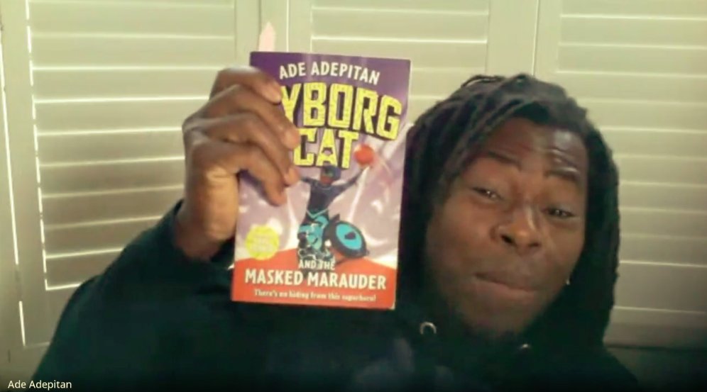 Smallwoodschool's tweet photo. Our pupils were so #inspired they couldn't wait to get their hands on your #cyborgcat series - now they can with multiple copies in every classroom. @AdeAdepitan Thank you for representing our community in your books #gratitude https://t.co/ztij1pWVAZ