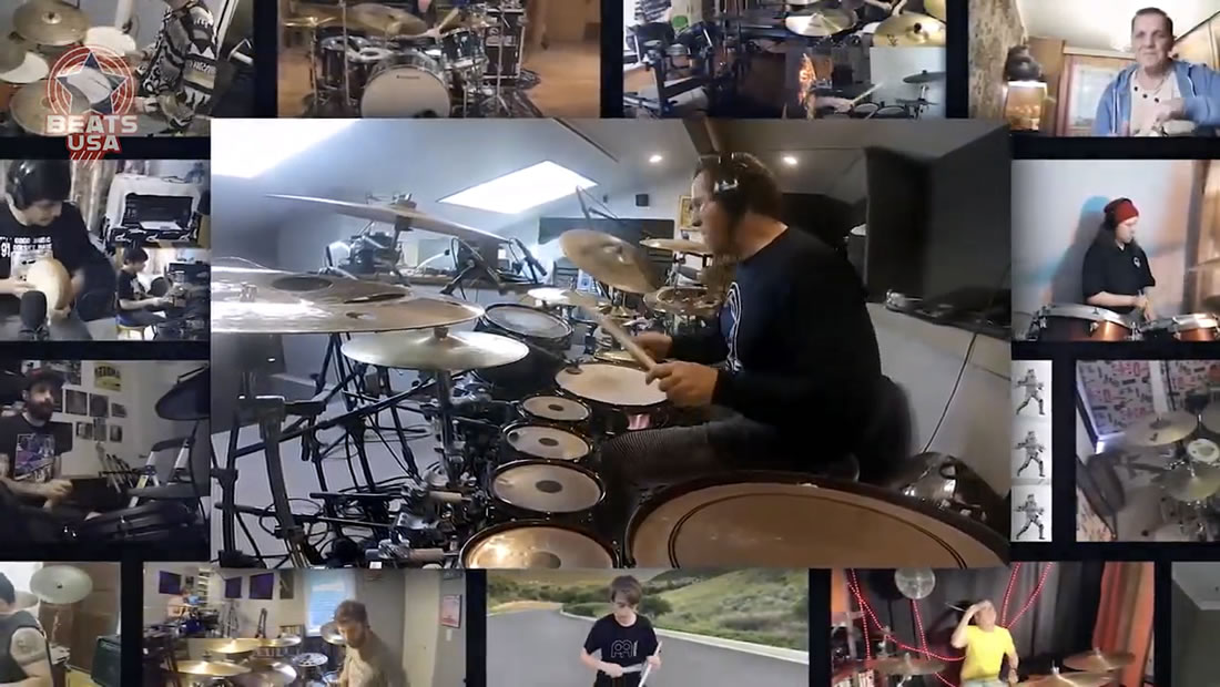 Drummerszone's tweet photo. Check the story and video of @thomaslangdrum and @9beatsusa's global #Solosolo project on https://t.co/pHfGKgAdto. It's Fun!!!
➤ https://t.co/pcoDwaYc7D
#Drummerszone #ThomasLang #DrumSolo #Drums #drummer #drumvideo #drumming #covid19 #corona #woof https://t.co/J8P1jFZ1ZW